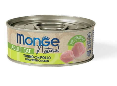 Monge Natural tonno a pinne gialle con pollo 80G