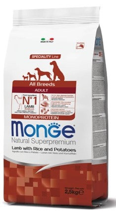 All Breeds Adult Agnello, riso & patate MONOPROTEIN kg. 2,5