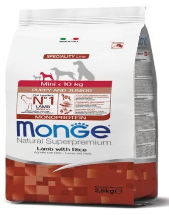Mini Puppy Agnello & riso MONOPROTEIN 2,5KG