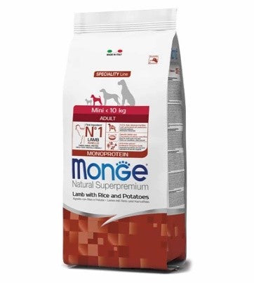 Mini Adult Agnello, riso & patate MONOPROTEIN g. 800