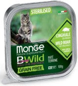 MONGE BWILD CAT STER. cingh/ve.gr.100x32 patè
