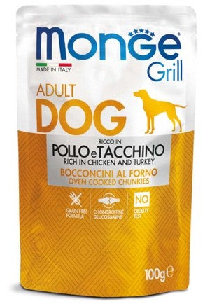Monge grill buste pollo tacchino 100G
