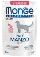MONGE BUSTE MONOP. CAT STERILISED paté manzo
