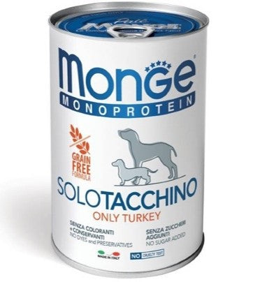 Monge Monoproteico 100% tacchino 400G
