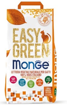 Monge Easy Green - lettiera vegetale 100% mais lt 10 - 3,8kg