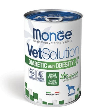 MONGE VET.DOG diabetic/obesit gr.400x12
