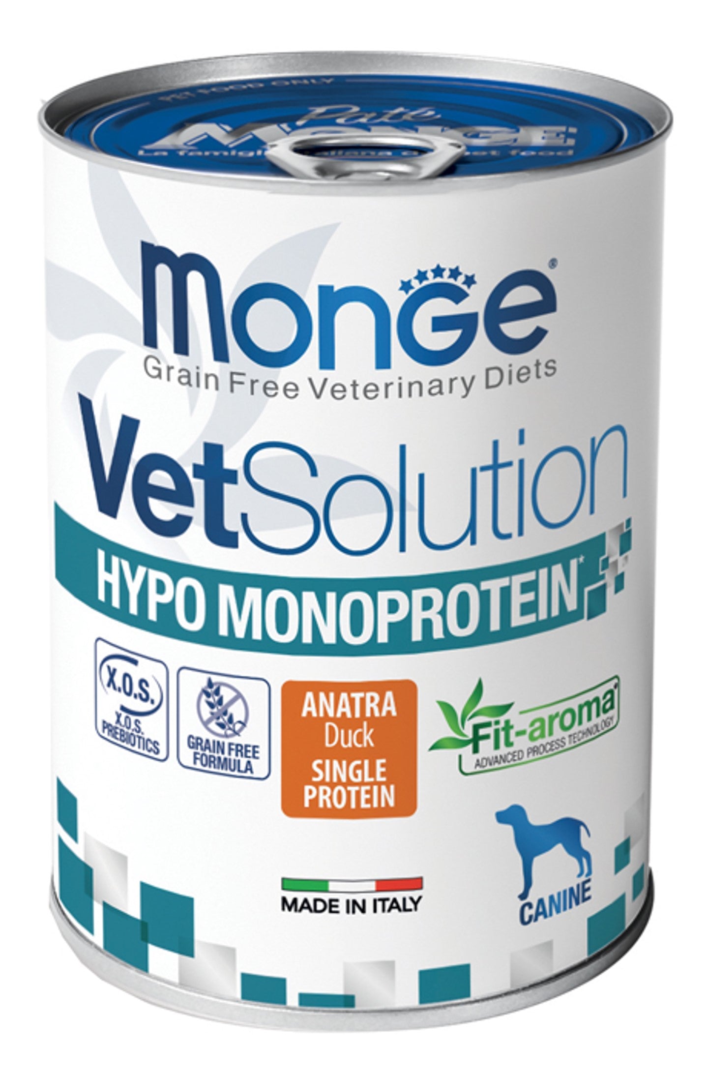 MONGE VET.DOG hypo mon anatra gr.400x12