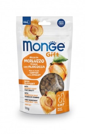 MONGE GIFT GATTO MERLUZZO /ALBICOCCA GR. 50