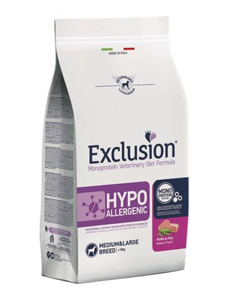 HYPOALLERGENIC MAIALE E PISELLI  conf. 12 kg