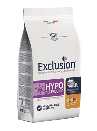 HYPOALLERGENIC DUCK & POTATO MEDIUM/L conf. 12 kg