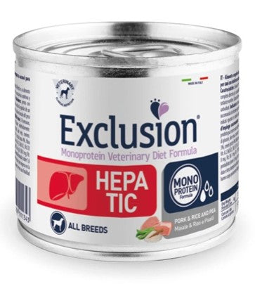 HEPATIC  PORK & RICE AND PEA ALL BREEDS conf. 200 gr