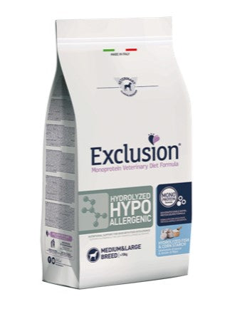 HYDROLYZED HYPOALLERGENIC FISH & CORN STARCH MEDIUM/L conf. 2 kg
