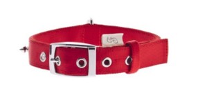 FERRIBIELLA  COLLARE NYLON FILA A CHIODO 47CM ROSSO