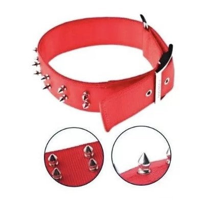 COLL.NYLON 2 FILE CHIODI 5X47-60CM ROSSO