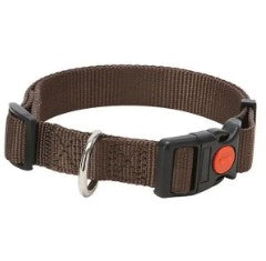 FERRIBIELLA COLLARE REGOLABILE  IN NYLON 25MMX55-70CM MARRONE