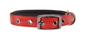 COLLARE NYLON IMBOTTITO CM 65X2,5 ROSSO