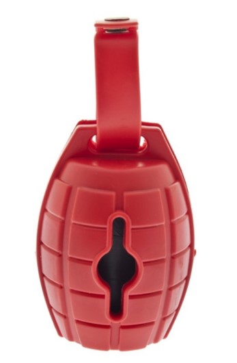 BOMBA GOMMA PORTA SACCHETTO 18PZ 6X5X9CM