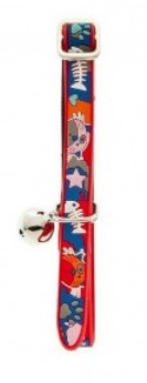 COLLARE GATTO GOMMA 1,2X30CM ROSSO