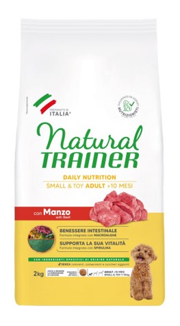 NATURAL TRAINER ADULTO SMALL 2KG MANZO