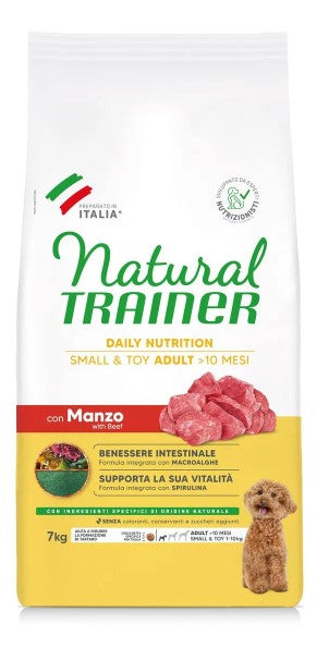 NATURAL TRAINER SMALL E TOY CON MANZO E RISO 7KG
