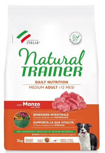 TRAINER NATURAL MANZO MEDIUM 3 KG.