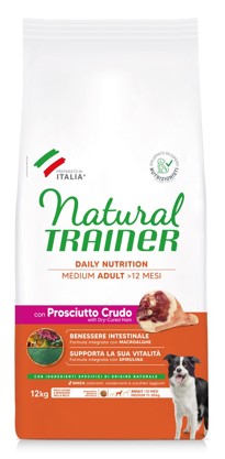 Natural trainer medio  adulto prosciutto crudo 12kg