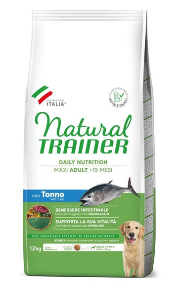 NATURAL TRAINER MAXI ADULTO TONNO 12 KG