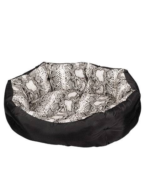 CUCCIA OVALE MORBIDA 40X41 ANIMALIER