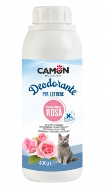 CAMON DEODORANTE PER LETTIERA FRAGANZA ROSA PER GATTI