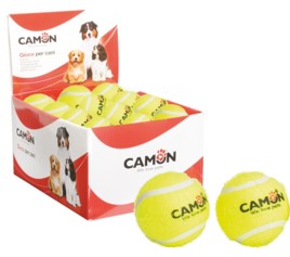 palla tennis gialla con suono 62 mm