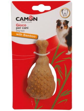 GIOCO PER CANI COSCIA DI POLLO IN BAMBU' 11CM 6p