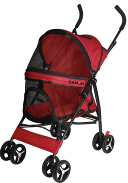 PASSEGGINO 4 RUOTE COLORE ROSSO