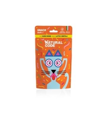 SNACK ADULT CARNI ROSSE E MIRTILLI 60G.