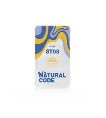 ST 03 STERILIZZED BUSTA AL TONNO E QUINEA 70G