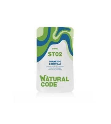 ST02 STERILIZZED BUSTA AL TONNETTO E MIRTILLI 70G