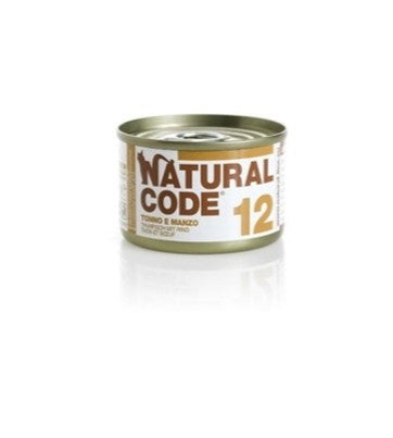 12 TONNO E MANZO 85G