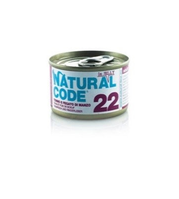 NATURAL LINE TONNO E FEGATO DI MANZO 85G