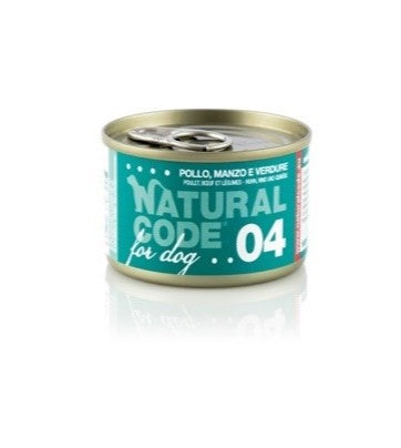 04 NATURAL LINE 90G POLLO MANZO E VERDURE