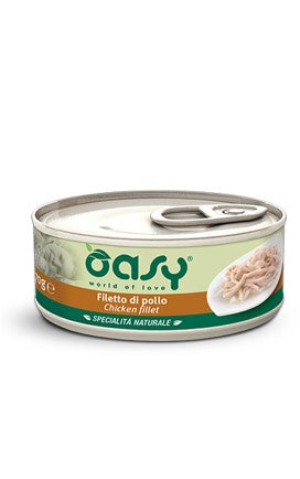 OASI UMIDO FILETTO DI POLLO NATURALE LATTINA G.70