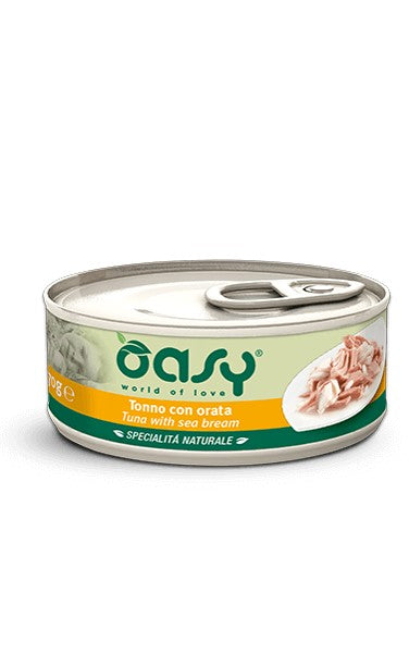 OASI UMIDO NATURALE TONNO CON ORATA LATTINA G.150