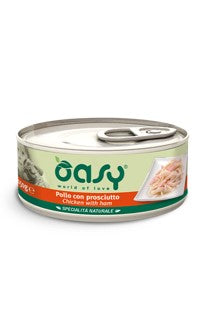 OASI NATURALE ADULTO POLLO CON PROSCIUTTO LATTINA DA G.150