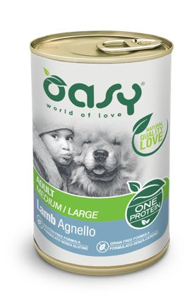 OASI ADULTO MED./LARGE MONOPROTEICO AGNELLO LATTA DA G.400