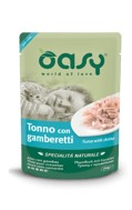 OASY TONNO CON GAMBERETTI  70G