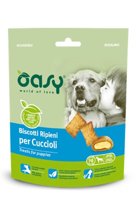 OASI BISCOTTI RIPIENI PER CUCCIOLI IN BUSTA G.70