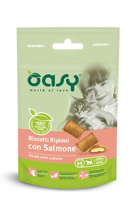 OASI BISCOTTI RIPIENI CON SALMONE BUSTINA G. 60