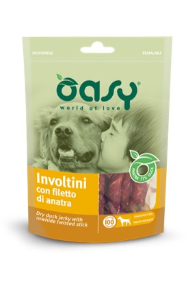 OASI INVOLTINI CON FILETTO DI ANATRA IN BUSTA DA G.100