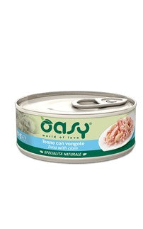 OASI UMIDO NATURALE TONNO CON VONGOLE LATTINA G.70
