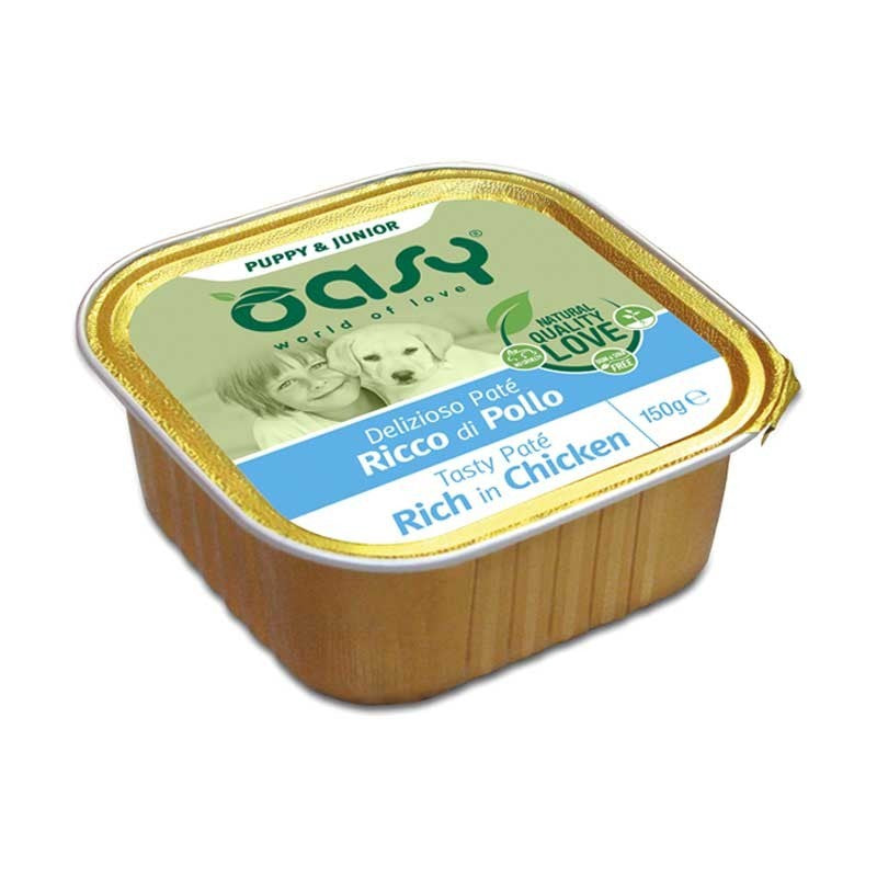 OASI PATE' PUPPY POLLO  VASCHETTA DA G.150