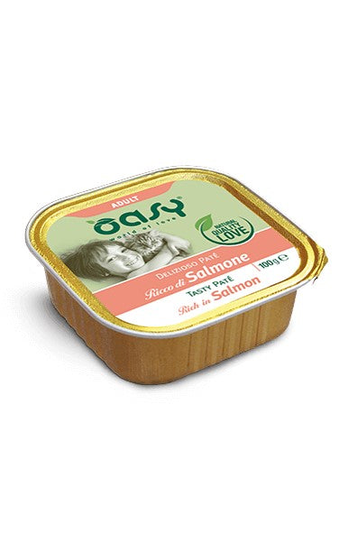 OASI PATE' ADULTO SALMONE VASCHETTA G.100