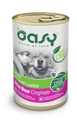 OASI ADULTO MED./LARGE MONOPROTEICO CINGHIALE LATTA DA G.400